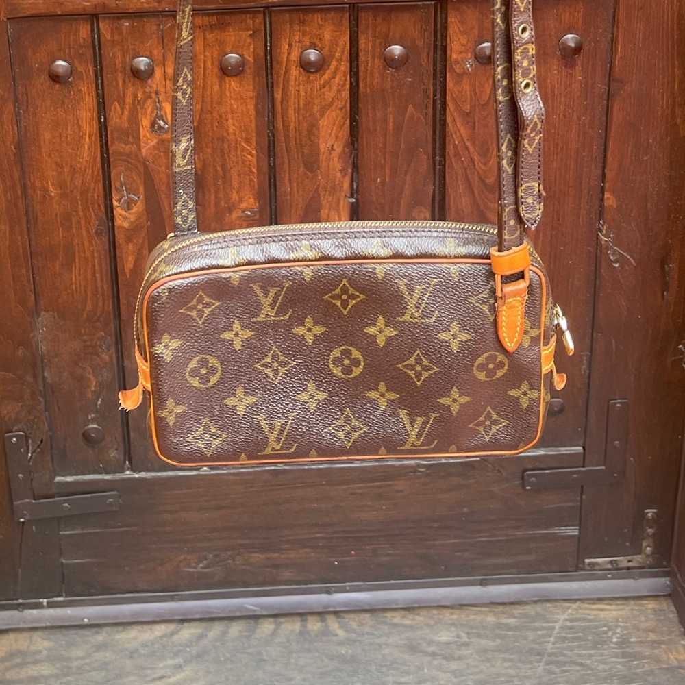 Authentic LV monogram canvas crossbody bag